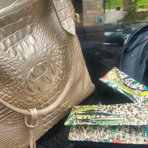 Brahmin BOTANICA Melbourne preloved glasses case”AUTHENTIC